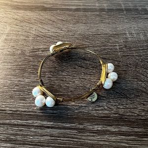 Bourbon and Boweties Mother of Pearl Bangle